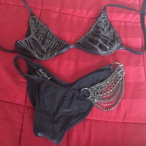 Beach bunny 1 of 500 worldwide black swimwear